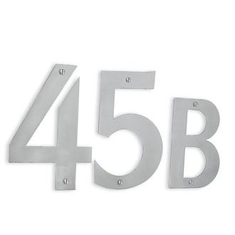 Smedbo B940 6 in. Stainless Steel House Number 0